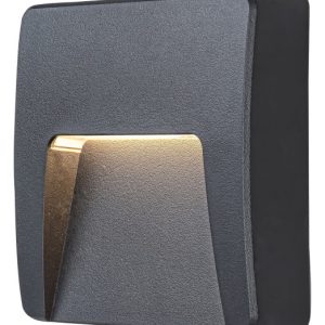 Kinkiet zewnętrzny Trento 4000K antracyt LED 1x3W 100lm IP65 Rabalux 894918 Kinkiet zewnętrzny Trento 4000K antracyt LED 1x3W 100lm IP65 Rabalux 894918
