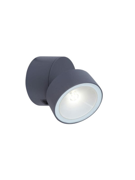 Kinkiet zewnętrzny TRUMPET 4000K antracyt LED 1x8W 600lm IP54 Lutec 1017079