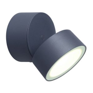 Kinkiet zewnętrzny TRUMPET antracytowo-biały LED 1x11W 840lm IP54 Lutec 1017050 Kinkiet zewnętrzny TRUMPET antracytowo-biały LED 1x11W 840lm IP54 Lutec 1017050