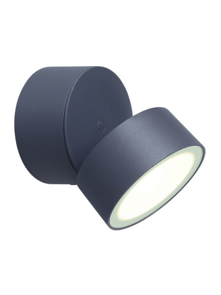 Kinkiet zewnętrzny TRUMPET antracytowo-biały LED 1x11W 840lm IP54 Lutec 1017050