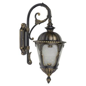 Kinkiet zewnętrzny Tybr aluminiowy patyna 33517