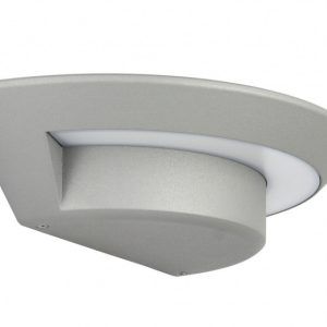 Kinkiet zewnętrzny UFO 4000K srebrny LED 1x7W 395lm IP54 SU-MA 896574 Kinkiet zewnętrzny UFO 4000K srebrny LED 1x7W 395lm IP54 SU-MA 896574