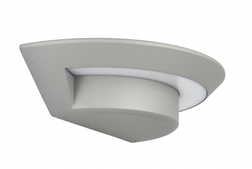 Kinkiet zewnętrzny UFO 4000K srebrny LED 1x7W 395lm IP54 SU-MA 896574