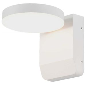 Kinkiet zewnętrzny VT-11020 LED 16 cm 4000K aluminiowy biały 216758