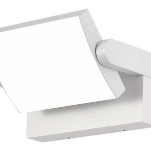 Kinkiet zewnętrzny VT-11020 LED 21 cm aluminiowy biały 216559