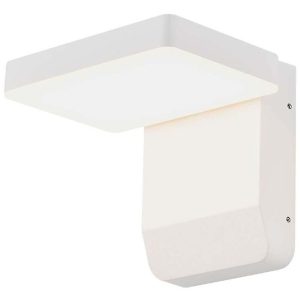 Kinkiet zewnętrzny VT-11020 LED 4000K 17,8cm aluminiowy biały 216567