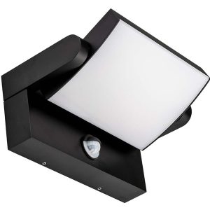 Kinkiet zewnętrzny VT-11020S LED 21 cm 3000K z czujnikiem ruchu czarny 216564