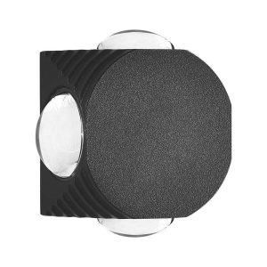 Kinkiet zewnętrzny VT-2544 4000K czarny LED 4x4W 390lm IP54 V-TAC 897754