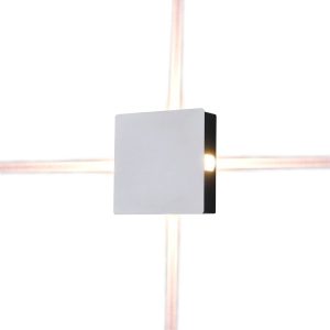 Kinkiet zewnętrzny VT-704 3000K biały LED 4x4W 428lm IP65 V-TAC 896543 Kinkiet zewnętrzny VT-704 3000K biały LED 4x4W 428lm IP65 V-TAC 896543