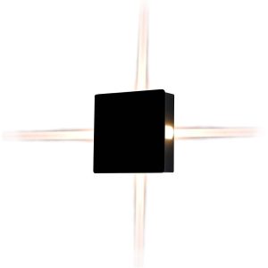 Kinkiet zewnętrzny VT-704-B 3000K czarny LED 4x4W 428lm IP65 V-TAC 898945 Kinkiet zewnętrzny VT-704-B 3000K czarny LED 4x4W 428lm IP65 V-TAC 898945