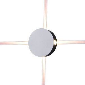 Kinkiet zewnętrzny VT-706 3000K biały LED 4x4W 440lm IP65 V-TAC 898451 Kinkiet zewnętrzny VT-706 3000K biały LED 4x4W 440lm IP65 V-TAC 898451