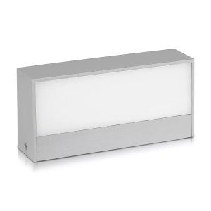 Kinkiet zewnętrzny VT-8057 3000K szary LED 2x12W 1150lm IP65 V-TAC 898427 Kinkiet zewnętrzny VT-8057 3000K szary LED 2x12W 1150lm IP65 V-TAC 898427