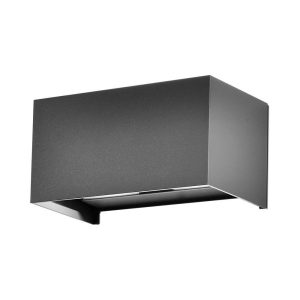 Kinkiet zewnętrzny VT-8125 3000K szary LED 2x24W 2720lm IP65 V-TAC 897644 Kinkiet zewnętrzny VT-8125 3000K szary LED 2x24W 2720lm IP65 V-TAC 897644