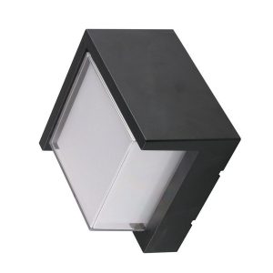 Kinkiet zewnętrzny VT-827 3000K czarny LED 1x12W 1160lm IP65 V-TAC 897624