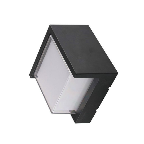 Kinkiet zewnętrzny VT-831 3000K czarny LED 1x7W 670lm IP65 V-TAC 1017049