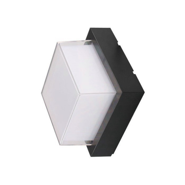 Kinkiet zewnętrzny VT-831 3000K czarny LED 1x7W 700lm IP65 V-TAC 1017158