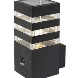 Kinkiet zewnętrzny z czujnikiem antracyt Ankara 1xE27x12W IP44 Rabalux 897783 Kinkiet zewnętrzny z czujnikiem antracyt Ankara 1xE27x12W IP44 Rabalux 897783