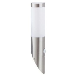Kinkiet zewnętrzny z czujnikiem chrom Inox torch 1xE27x25W IP44 Rabalux 959509 Kinkiet zewnętrzny z czujnikiem chrom Inox torch 1xE27x25W IP44 Rabalux 959509