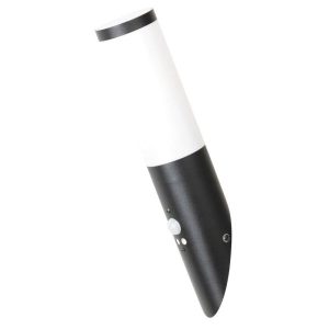 Kinkiet zewnętrzny z czujnikiem czarny Black torch 1xE27x25W IP44 Rabalux 959501 Kinkiet zewnętrzny z czujnikiem czarny Black torch 1xE27x25W IP44 Rabalux 959501