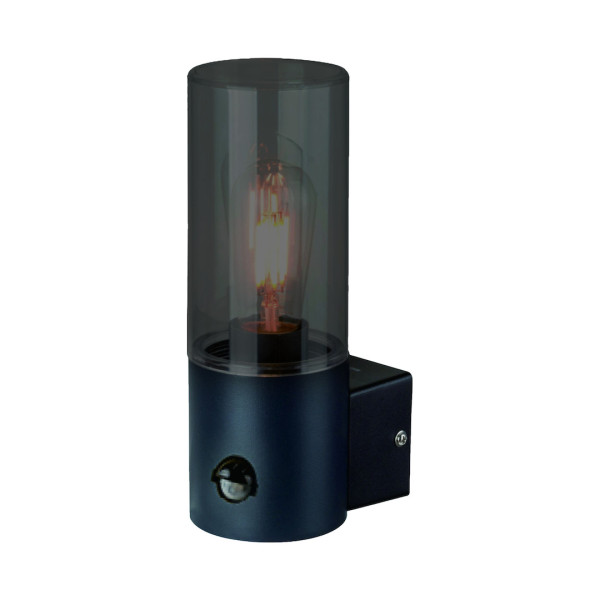 Kinkiet zewnętrzny z czujnikiem czarny HARLEM 1xE27x60W IP44 Eko-Light 897011