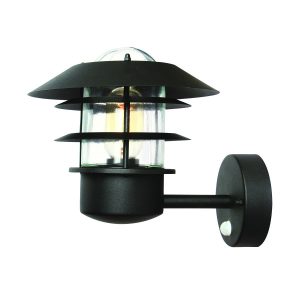 Kinkiet zewnętrzny z czujnikiem czarny Helsingor 1xE27x60W IP44 Elstead 232677 Kinkiet zewnętrzny z czujnikiem czarny Helsingor 1xE27x60W IP44 Elstead 232677