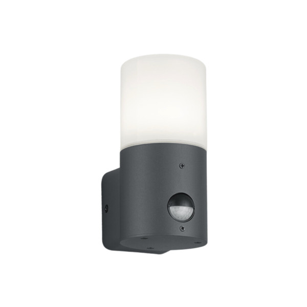 Kinkiet zewnętrzny z czujnikiem ruchu antracyt HOOSIC 1xE27x28W IP44 Trio 894937
