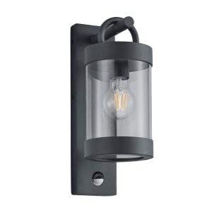 Kinkiet zewnętrzny z czujnikiem ruchu antracyt SAMBESI 1xE27x28W IP44 Trio 899018 Kinkiet zewnętrzny z czujnikiem ruchu antracyt SAMBESI 1xE27x28W IP44 Trio 899018