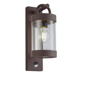 Kinkiet zewnętrzny z czujnikiem ruchu miedziany SAMBESI 1xE27x28W IP44 Trio 898929 Kinkiet zewnętrzny z czujnikiem ruchu miedziany SAMBESI 1xE27x28W IP44 Trio 898929