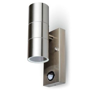 Kinkiet zewnętrzny z czujnikiem ruchu srebrny 7621 1xGU10x35W IP44 V-TAC 898579 Kinkiet zewnętrzny z czujnikiem ruchu srebrny 7621 1xGU10x35W IP44 V-TAC 898579
