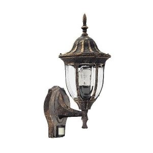 Kinkiet zewnętrzny z czujnikiem złoty Milano 1xE27x60W IP43 Rabalux 959508 Kinkiet zewnętrzny z czujnikiem złoty Milano 1xE27x60W IP43 Rabalux 959508
