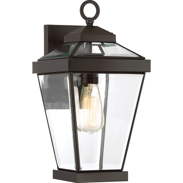 Kinkiet zewnętrzny zachodni brąz Ravine 1xE27x60W IP44 Quoizel 896833