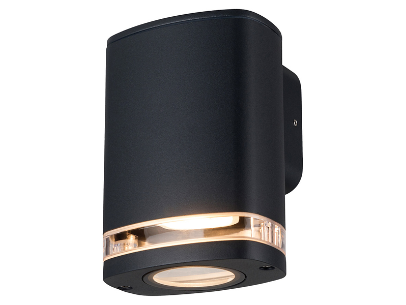 Kinkiet zewnętrzny Zevi aluminiowy czarny 645618
