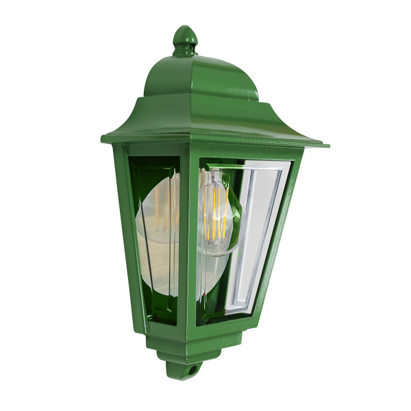 Kinkiet zewnętrzny zielono-przezroczysty DECO LANE 1xE27x60W IP44 Elstead 897108