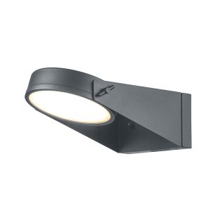 Kinkiet zewnętrzny Zola 3000K szary LED 1×16.5W 1500lm IP44 Elstead 896781 Kinkiet zewnętrzny Zola 3000K szary LED 1×16.5W 1500lm IP44 Elstead 896781