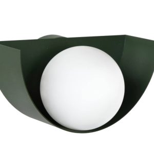 Kinkiet zielono-biały BENNI 1xG9x28W wym:8x16x8cm IP20 Lucide 821726