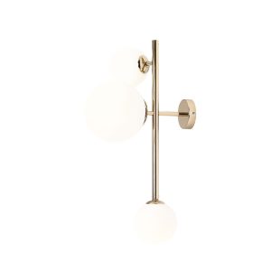 Kinkiet złoto-biały DIONE 3xE27x15W wym:67,5x25x38cm IP20 Aldex 835494 Kinkiet złoto-biały DIONE 3xE27x15W wym:67,5x25x38cm IP20 Aldex 835494