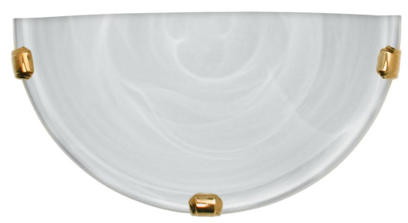 Kinkiet złoto-biały DUNA 1xE27x40W wym:15x30x9cm IP20 Candellux 872340