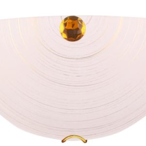 Kinkiet złoto-biały MILA 1xE27x40W wym:15x30x9cm IP20 Candellux 872336 Kinkiet złoto-biały MILA 1xE27x40W wym:15x30x9cm IP20 Candellux 872336