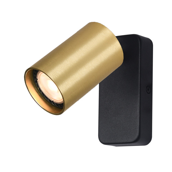 Kinkiet złoto-czarny NESTO 1xGU10x10W wym:12x5,5x15cm IP20 Italux 833680