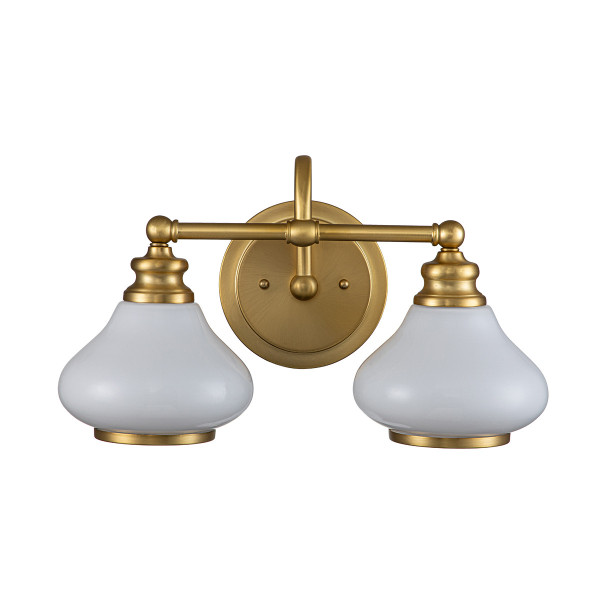 Kinkiet złoty Ainsley 2xG9x3W wym:23,1x40,6x20,6cm IP44 Hinkley 835174