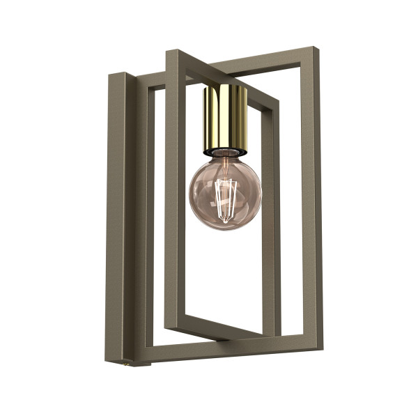 Kinkiet złoty Belfort 1xE27x15W wym:30x20x22cm IP20 Luminex 835105