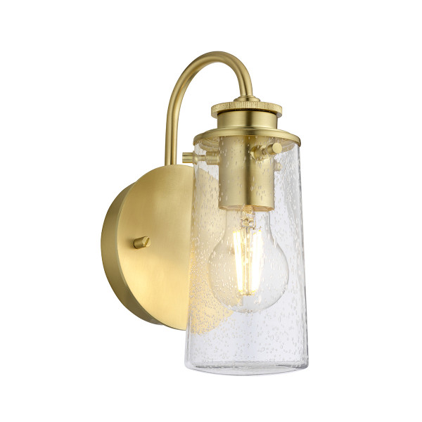 Kinkiet złoty Braelyn 1xE27x40W wym:24,4x12,7x14,9cm IP44 Quintiesse 835344
