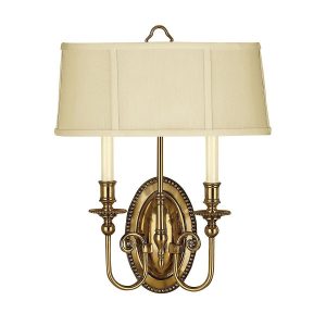 Kinkiet złoty Cambridge 2xE14x40W wym:44,8×36,6×11,2cm IP20 Hinkley 844633