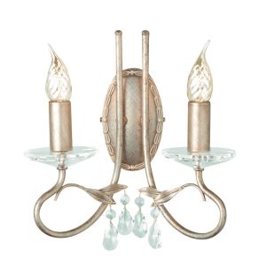 Kinkiet złoty Christina 2xE14x60W wym:29,5x26x14cm IP20 Elstead 832204
