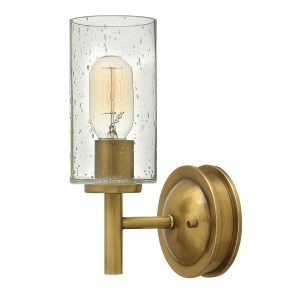 Kinkiet złoty Collier 1xE27x60W wym:26,2×12,7×14,8cm IP20 Hinkley 834687