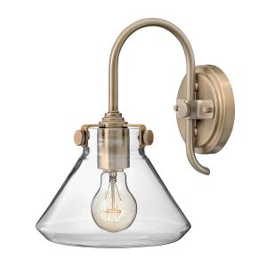 Kinkiet złoty Congress 1xE27x60W wym:28,6×20,3×24,8cm IP20 Hinkley 834721