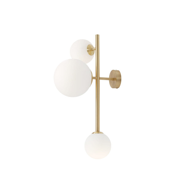 Kinkiet złoty DIONE 3xE27x15W wym:67,5x25x38cm IP20 Aldex 834824