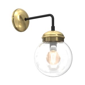 Kinkiet złoty Hydro 1xE14x15W wym:30x13x22cm IP20 Luminex 823250