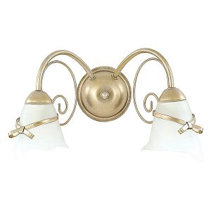 Kinkiet złoty Kokarda 2xE14x15W wym:22x39x26cm IP20 Luminex 833620