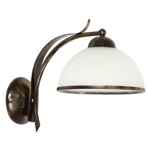 Kinkiet złoty Korfu 1xE27x15W wym:27x19x29cm IP20 Luminex 824173